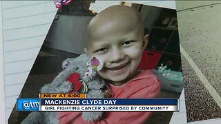 Mackenzie Clyde Day: Girl fighting cancer receives surprise celebration by West Allis community