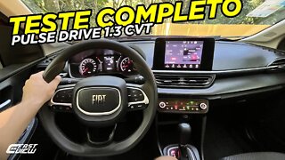 TEST DRIVE NOVO FIAT PULSE 1.3 FLEX AUTOMÁTICO CVT 2022! MAIS ECONÔMICO QUE A VERSÃO TURBO?