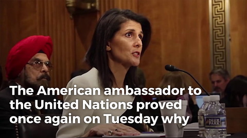 Haley Scorches Palestinians, Blocks Un Meddling In Israel, Then Walks Out All In Matter Of Minutes