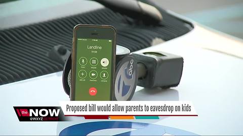 Proposed bill would allow parents to eavesdrop on kids