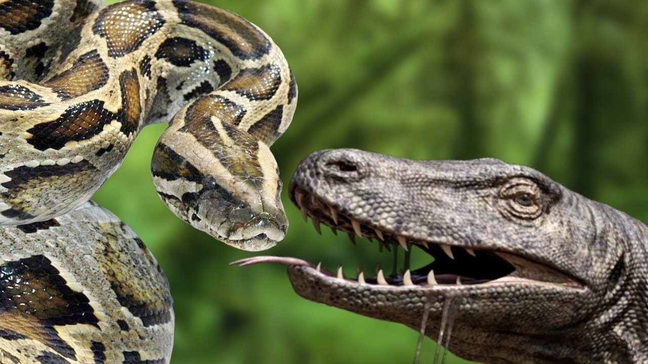 Komodo vs. Python Wildlife