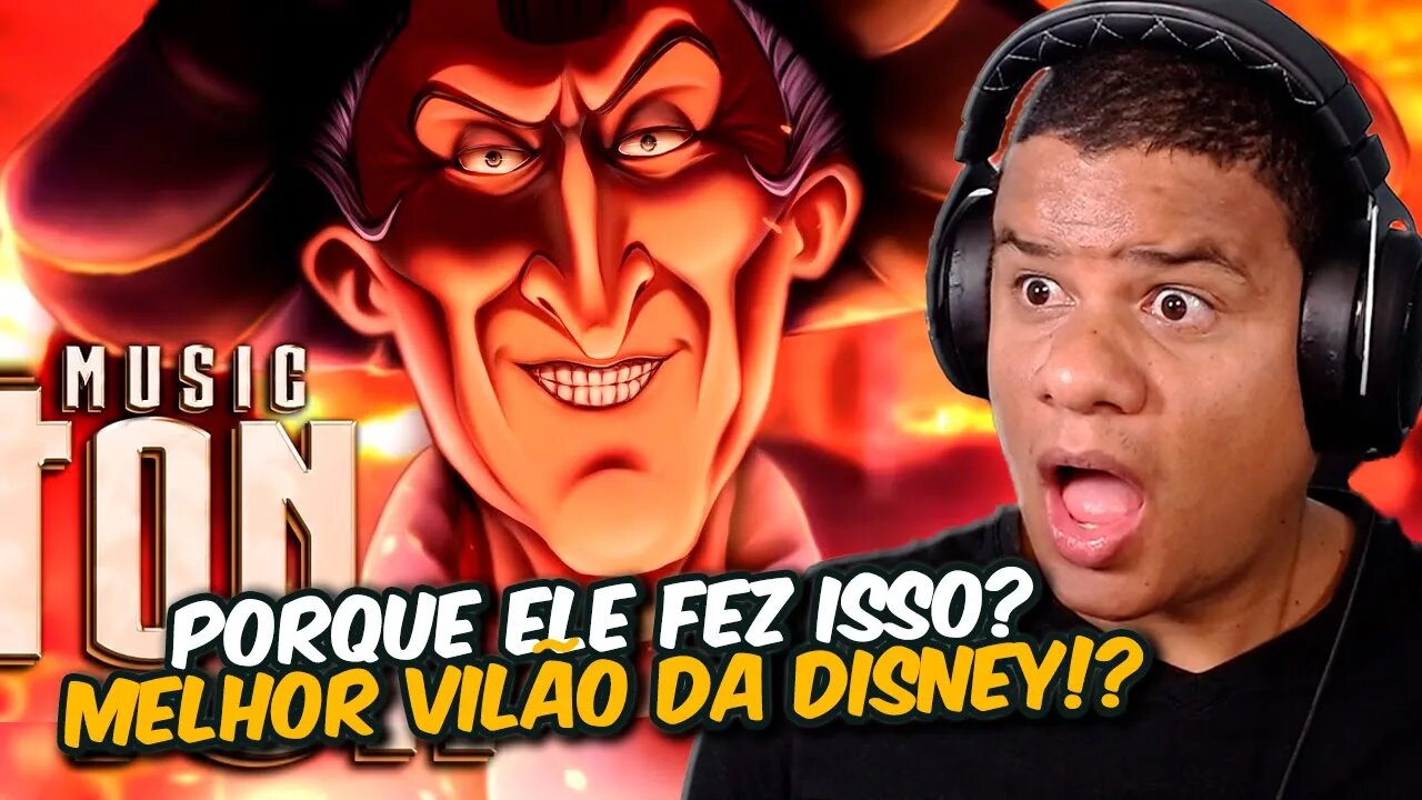 A MÃO DIVINA | JUIZ CLAUDE FROLLO (O Corcunda de Notre Dame) | Papyrus Da Batata | React Anime Pro