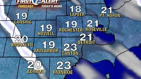 Snow moves out, bitter cold sets in