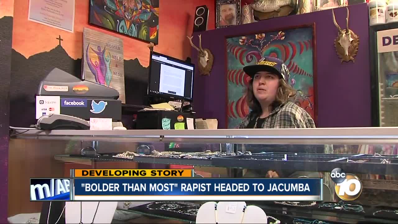 "bolder than most" rapist headed to jacumba