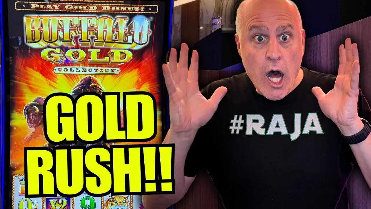 MASSIVE $25,000+ BUFFALO GOLD JACKPOT CAUGHT LIVE ON CAMERA!