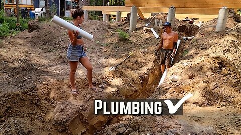 Plumbing is DONE...kinda | Building an Off Grid Home in the Mountains