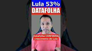 DATAFOLHA confirma vantagem de Lula