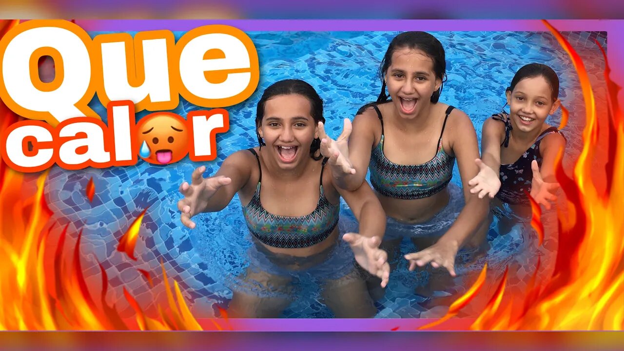 🥵A PISCINA MAIS QUENTE DA MINHA VIDA😱