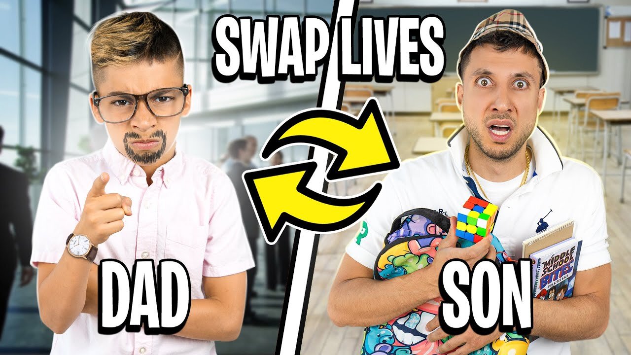 10 Year Old Son and Dad SWAP LIVE'S for a DAY!