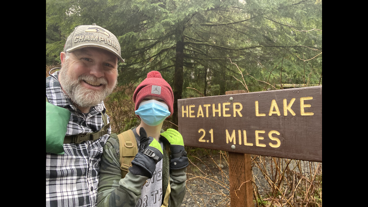 Heather Lake Trail - Granite Falls, WA. Jan 16, 2021