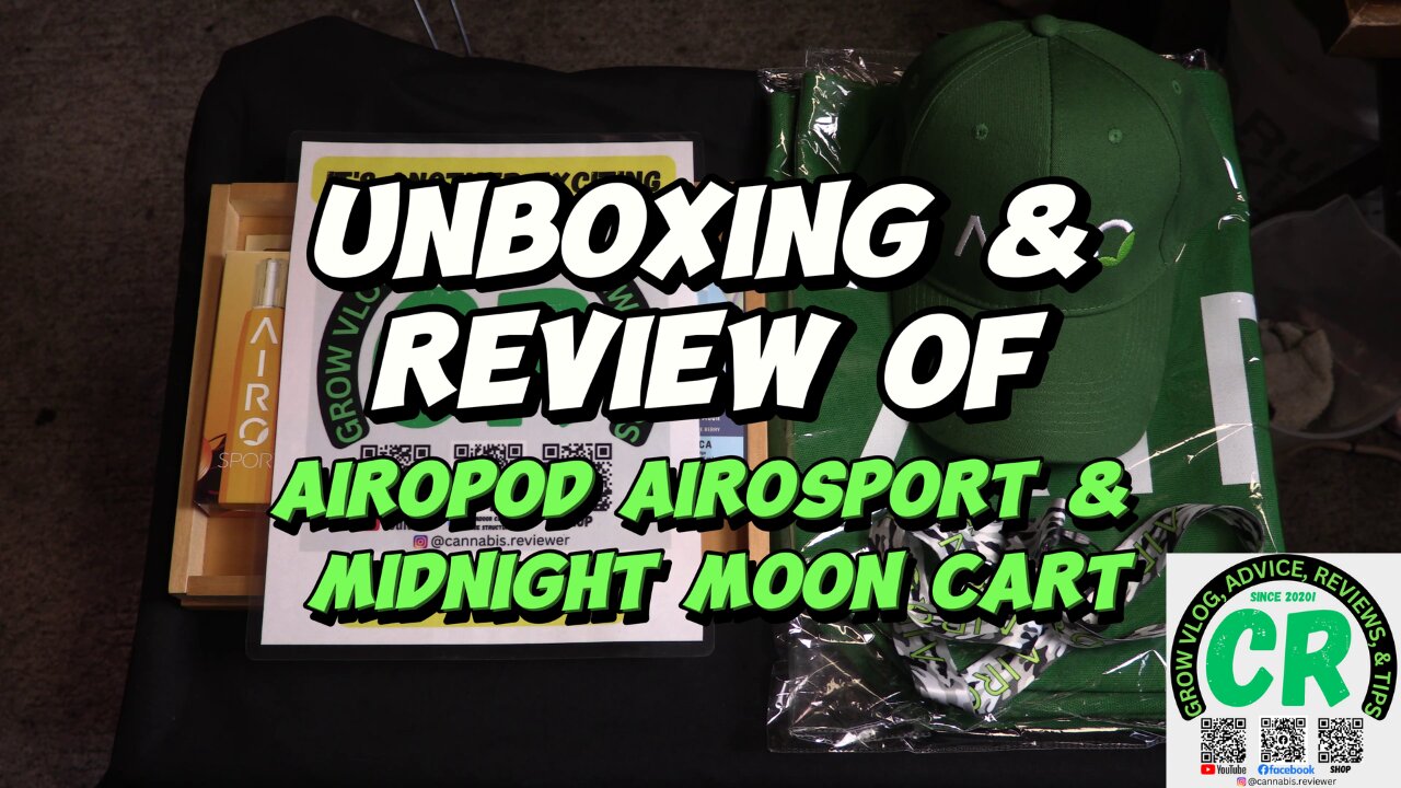 AIROSPORT Vaporizer & Midnight Moon Cartridge Unboxing & Review!!!