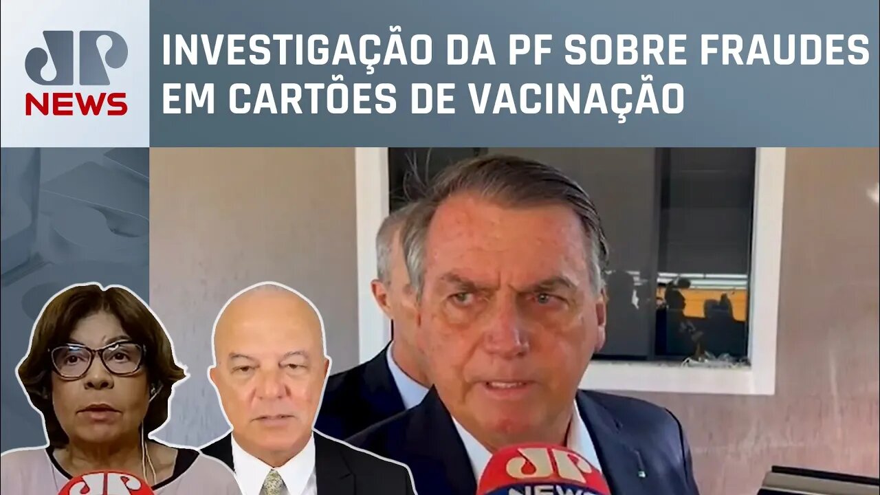 STF manda apreender passaporte e armas de Bolsonaro; Dora Kramer e Roberto Motta analisam