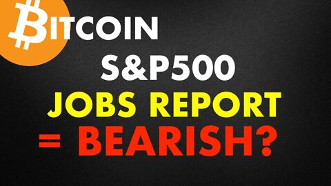 JOBS REPORT = BAD FOR MARKETS??? #BITCOIN & STOCK MARKET OVERVIEW + $BTC Whale Wallets