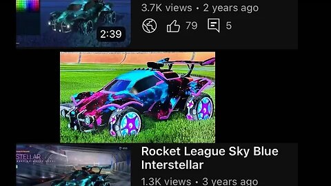 Rocket League Sky Blue Interstellar (Orange Side)