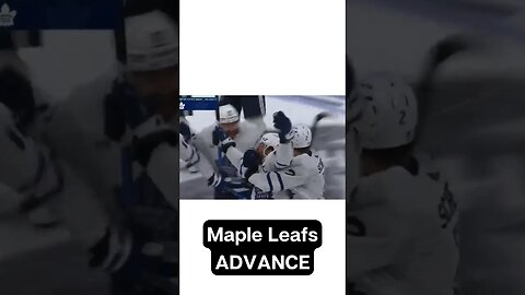 Maple Leafs WIN IN OT & Advance