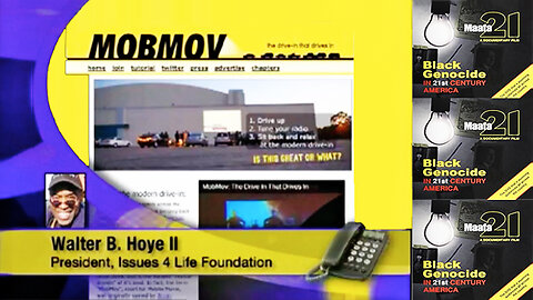 Using Mob Movie To Promote Maafa21 || On Life Talk With Mark Crutcher !!