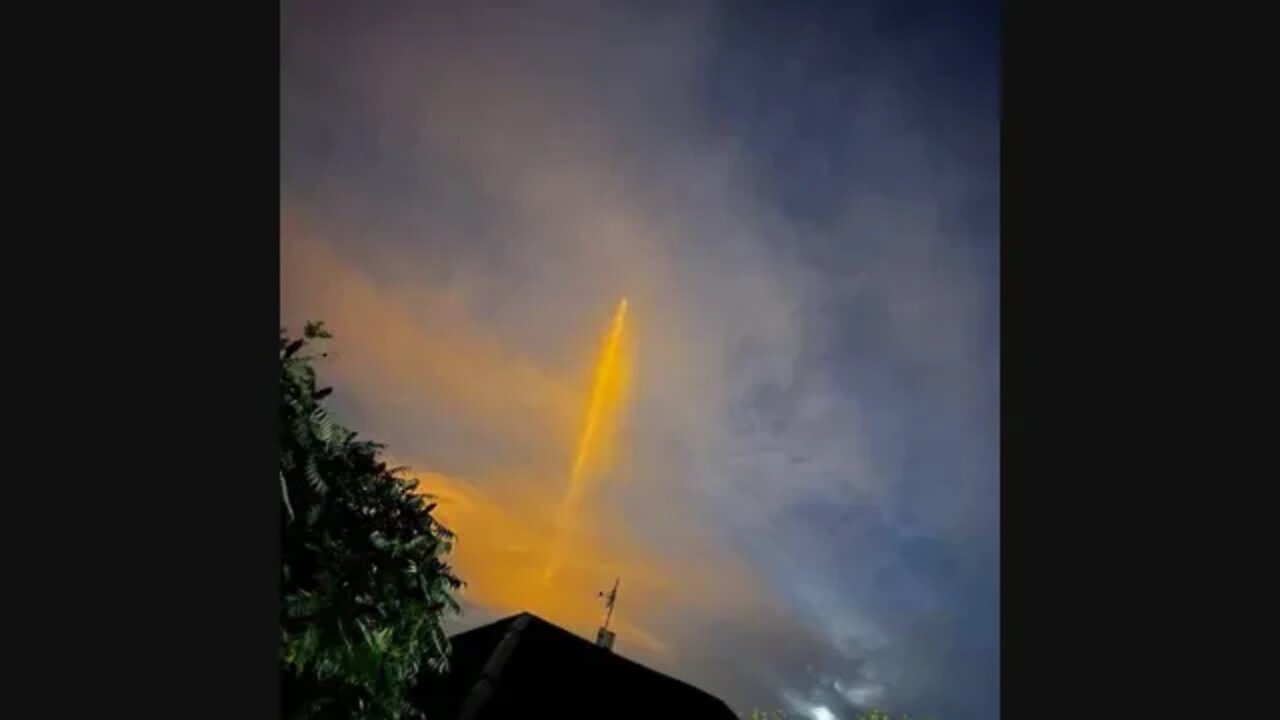 Strange lights in Belgorod