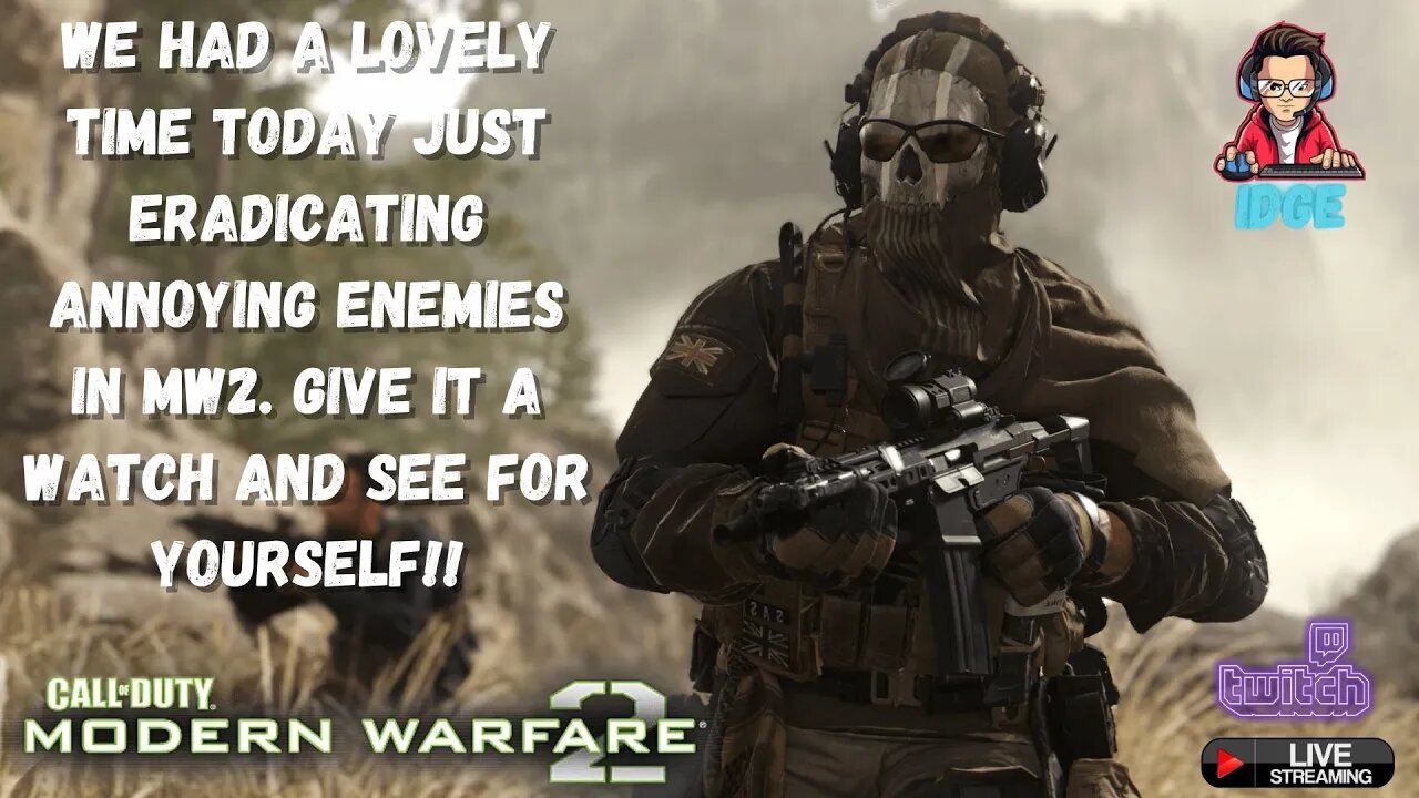 WANT TO SEE HOW WE ERADICATED ANNOYING ENEMIES IN TODAYS MW2!!