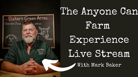 A Live homestead Q&A with Mark Baker