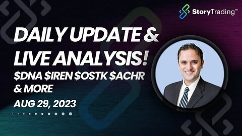Daily Update & Live Analysis: $DNA $IREN $OSTK $ACHR & more