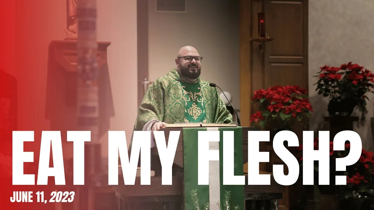 You Must Eat My Flesh and Drink My Blood – the Feast of Corpus Christi – Fr. Patrick Schultz