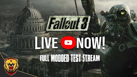 🔴FALLOUT 3 (Livestream) [Mod-TEST STREAM]