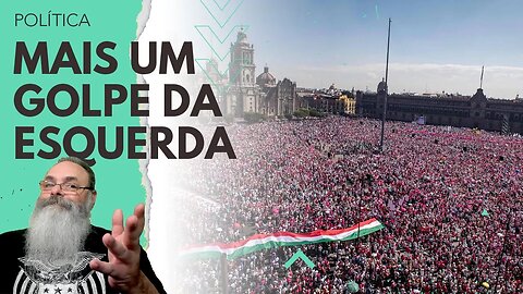 MEXICANOS protestam CONTRA TENTATIVA de LOPES OBRADOR de INTERFERIR nas ELEIÇÕES no MÉXICO