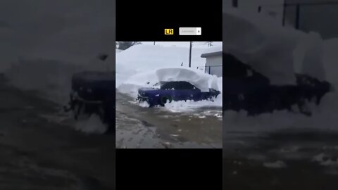 Amazing! Super car vs snow #shorts