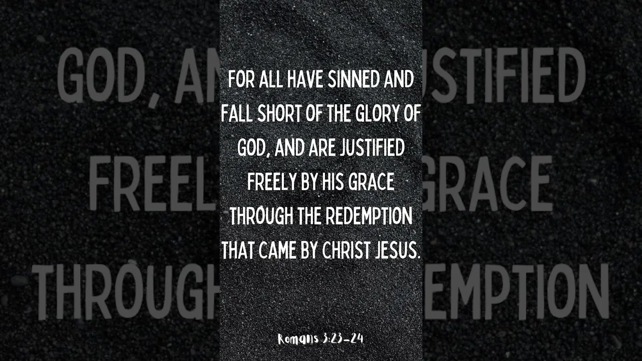 Romans 3:23-24 #shorts