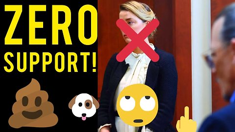 BAD NEWS for Amber Heard... SHE HAS NO SUPPORTERS & We Have Proof!