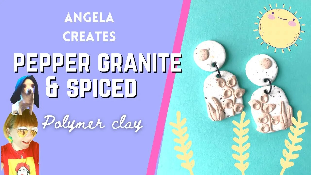 POLYMER CLAY TECHNIQUES TUTORIALS/ HOW TO MAKE PEPPERED GRANITE THAT LOOKS LIKE STONE!