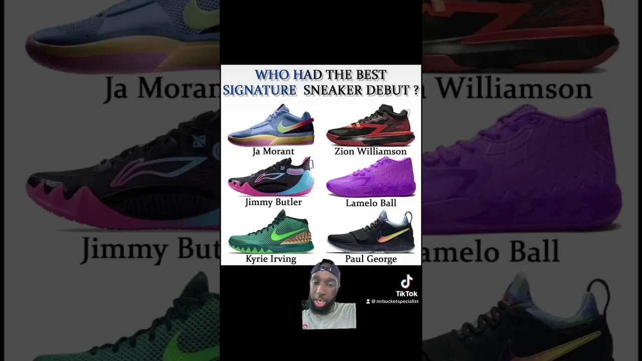 Which player had the best sneaker debut ? #fypシ #nba #sports #tiktok #basketball