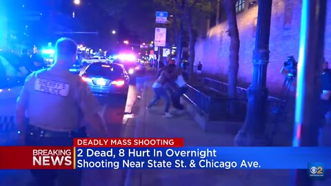 CBS CHICAGO | BREAKING: 2 killed, 8 injured in mass shooting downtown; suspect in custody