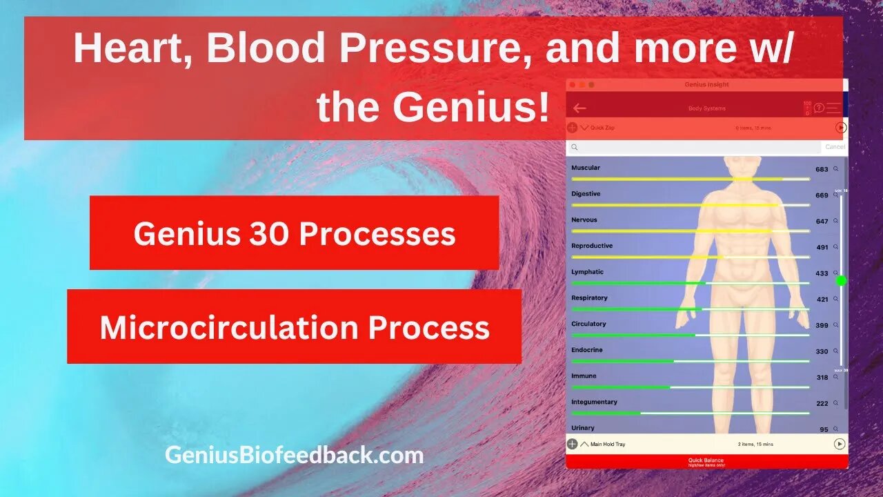 Genius Training: Your Genius and harmonizing Heart, Blood Pressure and more!