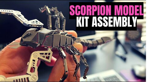 Metal Earth Scorpion - Watch me Assembly this 1 Sheet Model