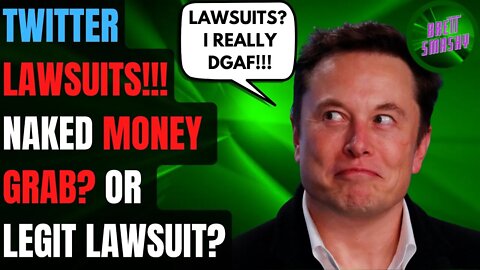 Twitter LAYOFFS! Lawsuits FILED! Legit or Money Grab?