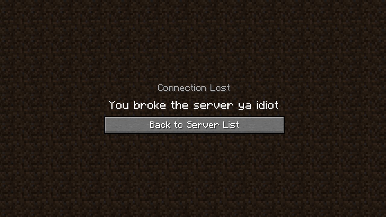 Breaking A Free Minecraft Server