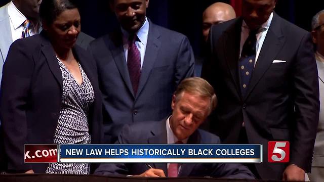 Bill Helping Black Colleges Signed Into Law