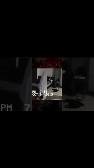 Did You See It? - Man freaks out at the sight of a ghost