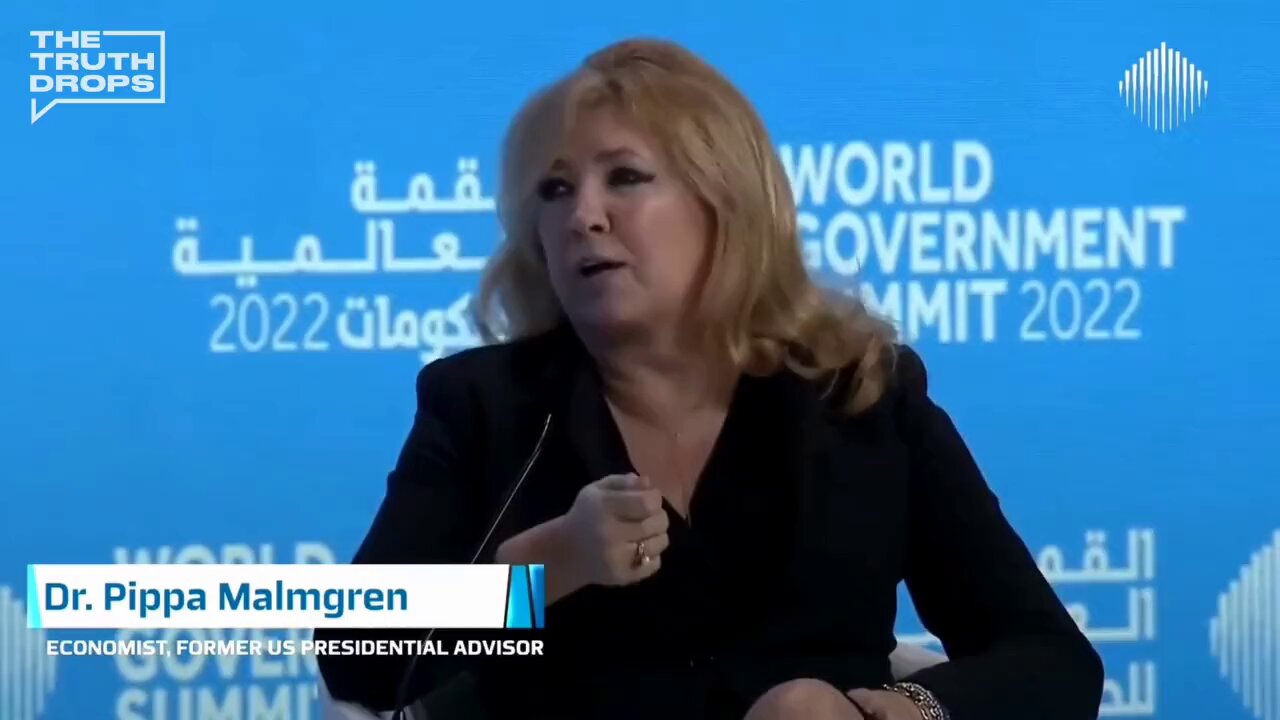 Pippa Malmgren, a Bush admin economist, speaks at the World Government Summit 2022 in favor of digital currency