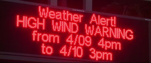 Wind Advisory in the Las Vegas valley