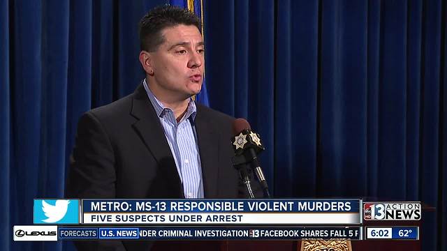 Dozens of known MS-13 gang members living in Las Vegas