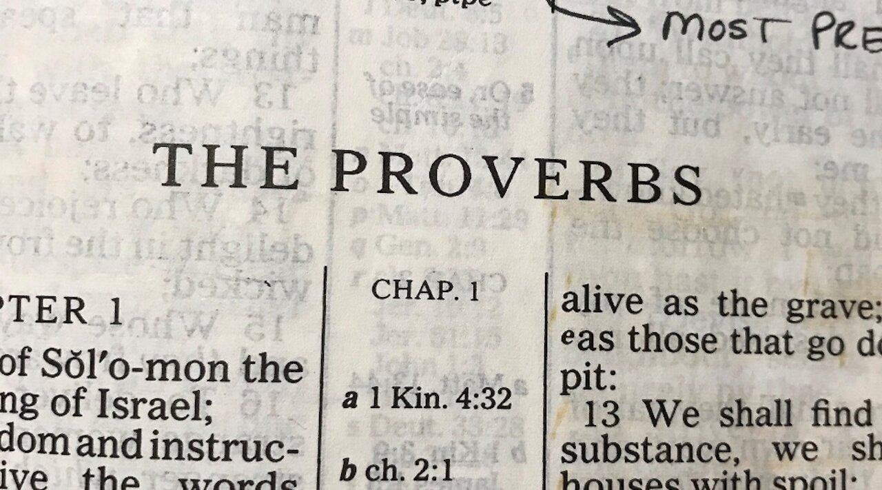 Proverbs - Chapter 4