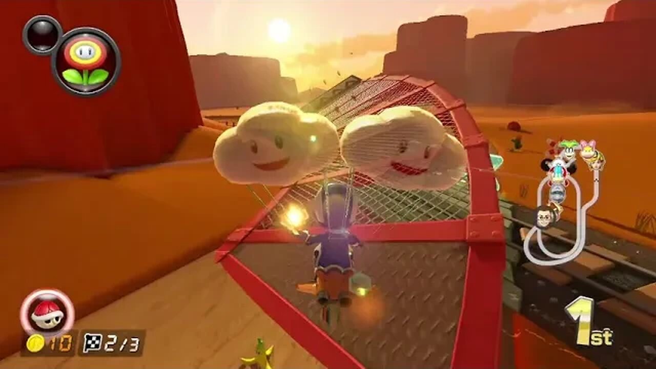 8/28/22 win on Mario Kart 8 Deluxe's N64 Kalimari Desert