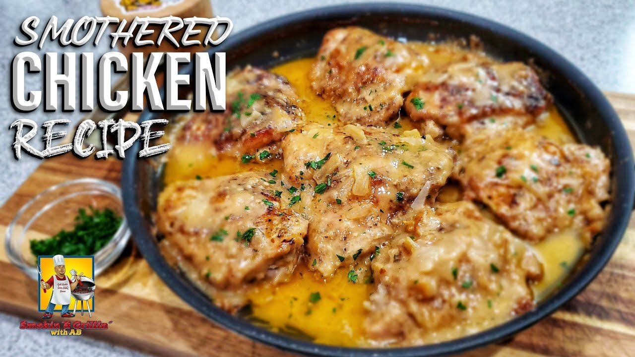 Smothered Chicken and Gravy Recipe | Comfort Food Recipe