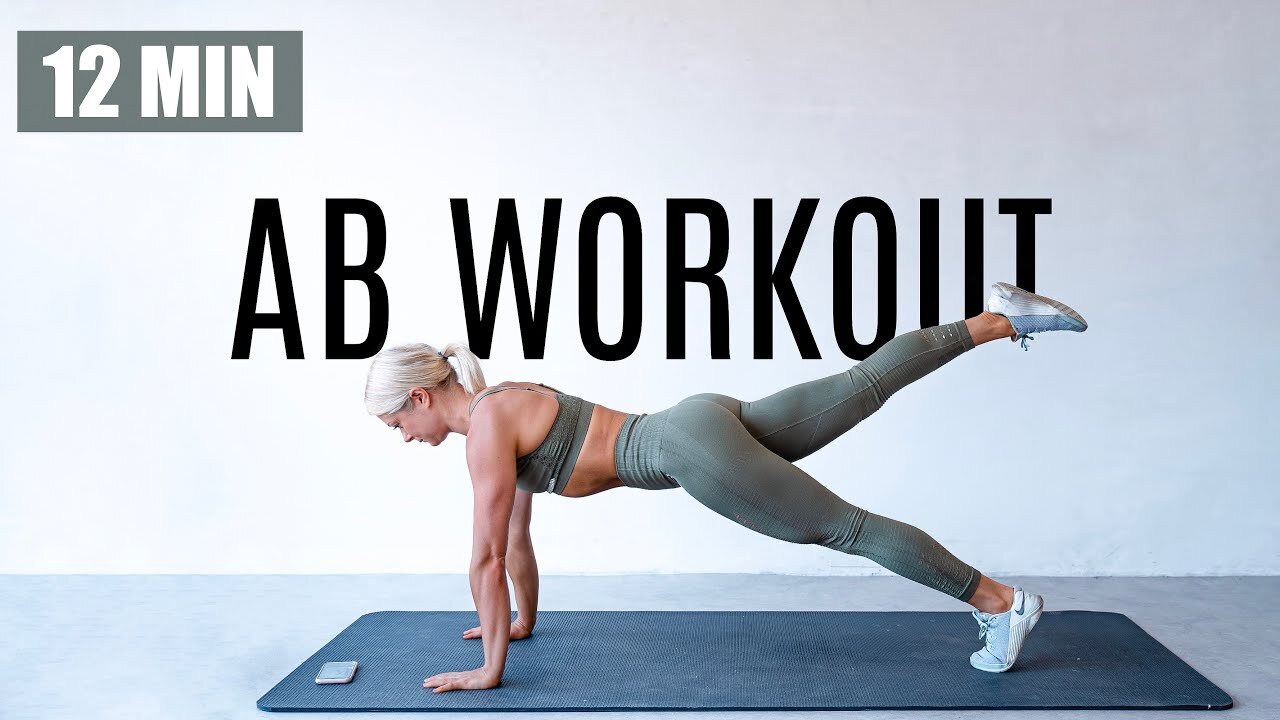 12 MIN INTENSE AB WORKOUT - at home, No Equipment | No Repeat