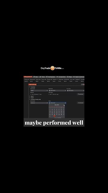 Market Replay- Part 2 How-to Ninja Trader 8 #shorts