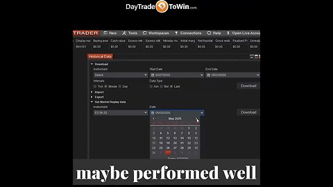 Market Replay- Part 2 How-to Ninja Trader 8 #shorts