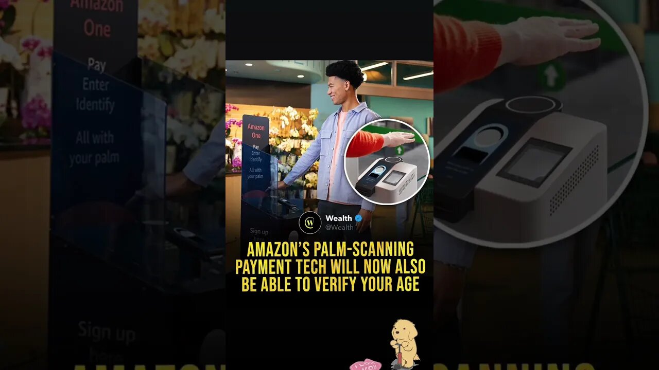 Amazon palm scanning payment tech now