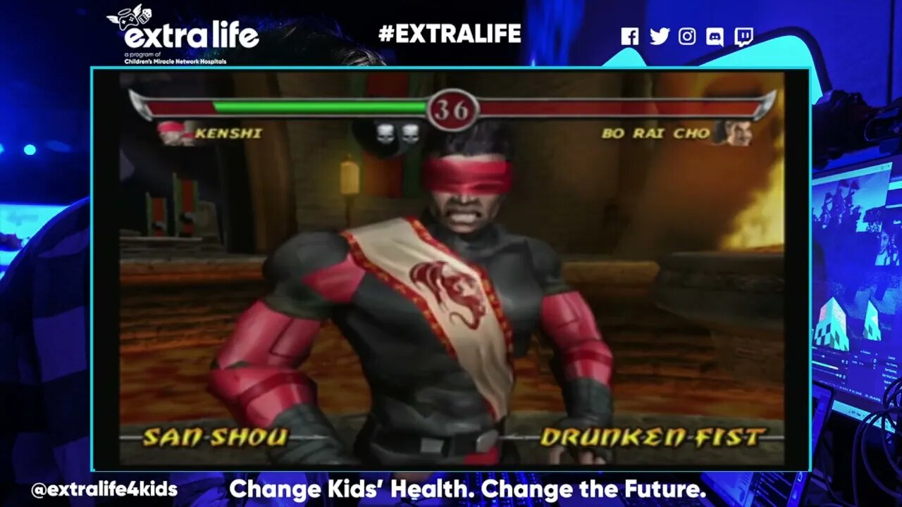 Mortal Kombat Deadly Alliance Kenshi Fights Blind Through The Arcade Ladder (Extra Life 2022)